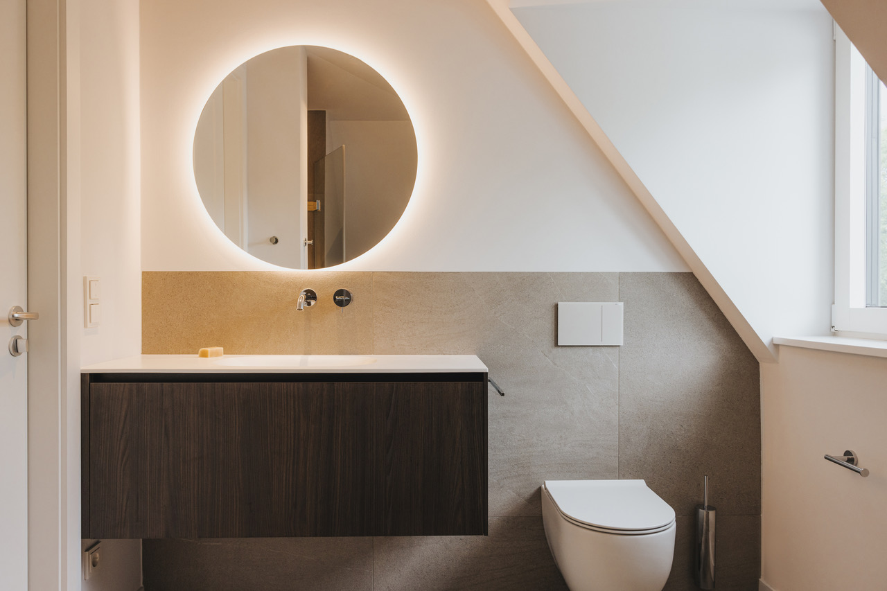 Tailor-made under-sink cabinet with precision joinery and high-end designer finishes.